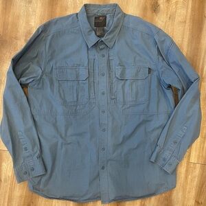 5.11 TACTICAL Long sleeved blue shirt. Size XL